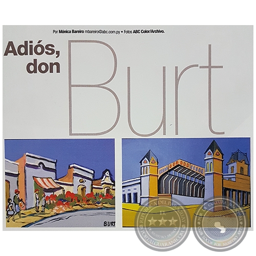 ADIS, DON BURT - Por MNICA BAREIRO - Domingo, 24 de Setiembre de 2017